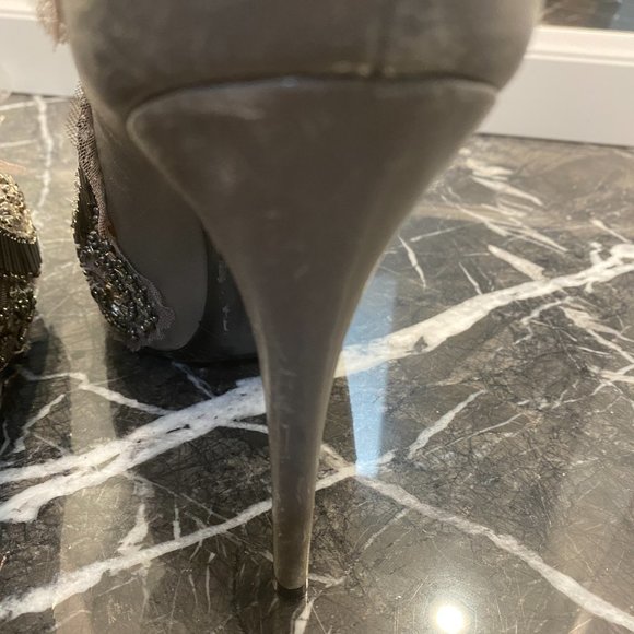 Barbara Bui Embroidered Glitter Boots - Picture 8 of 8